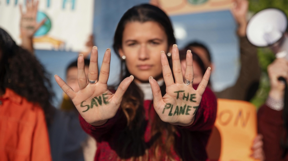 close-up-woman-protest